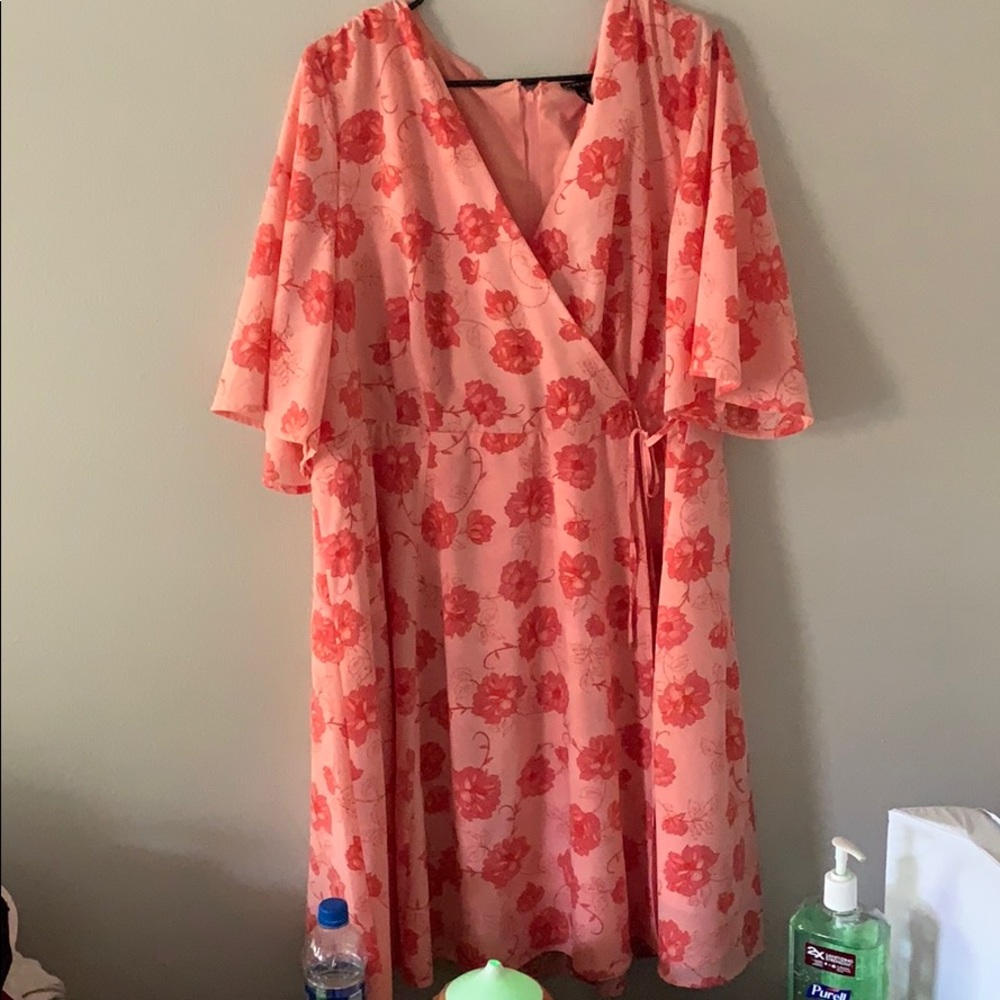 Torrid Peach dress size 22